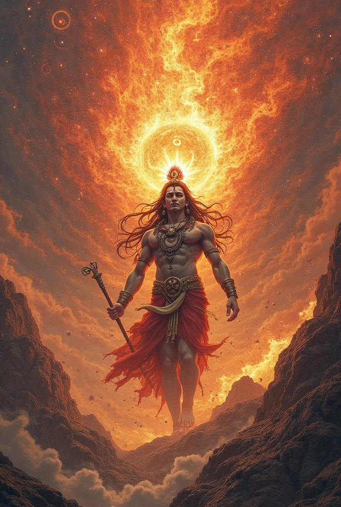 God mahadev on fire