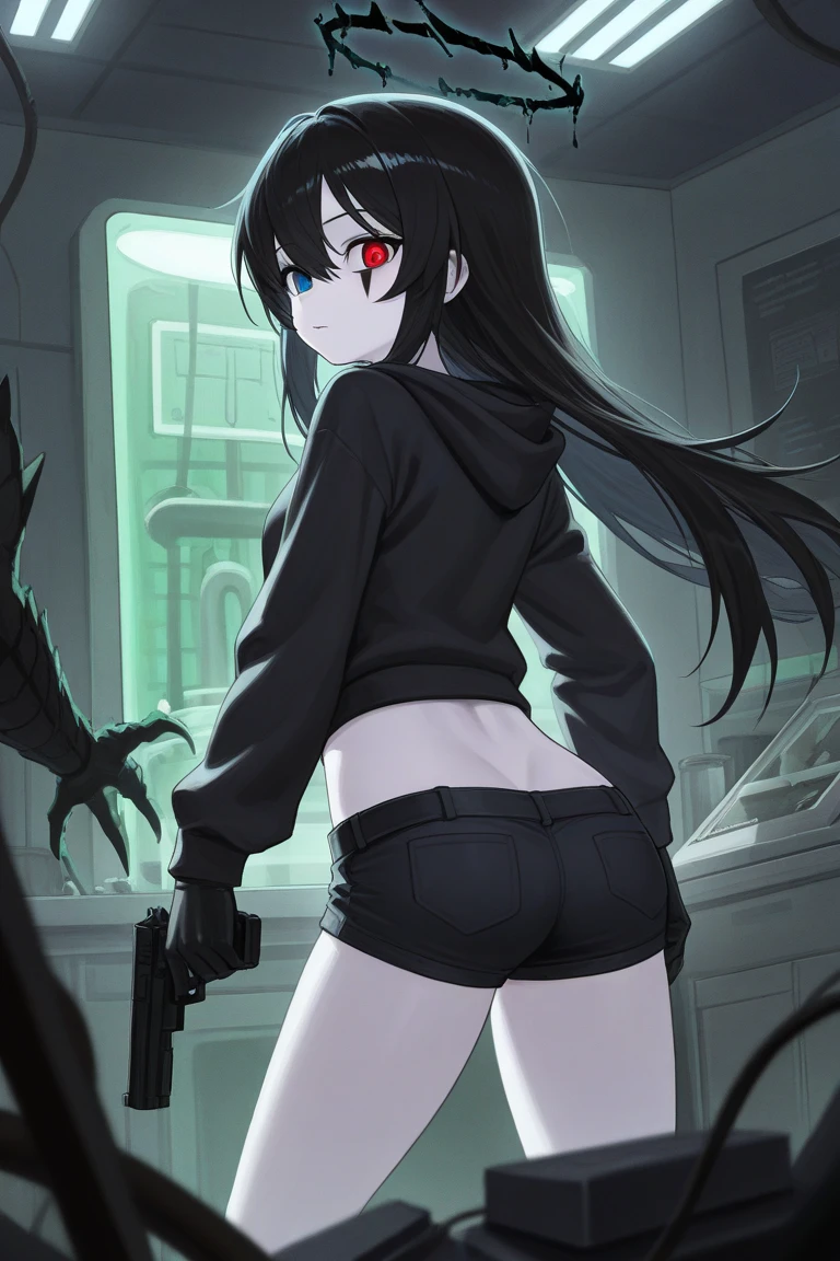 ((La mejor calidad)), ((obra maestra)), (muy detallado:1.3), ...............................................................................................................................................3D, Beautiful (cyberpunk:1.3) Mujer hacker, peinado corto,pelo corto, Volver al visor, cabello grueso, Terminal de ordenador operativo, Pantalla montada en la cabeza, computer server, Pantalla LCD, fiber optic cable, Logotipo de la empresa, HDR (High Dymanic Range), Trazado de rayos, NVIDIA RTX, Super resolution, Irreal 5, Subsoil Scatter, Textura PBR, Post-procesamiento, Anisotropic filtering, profundidad de campo, maximum sharpness and sharpness, Texturas multicapa, Albedo y Highlight Maps, Sombreado de superficies, Accurate simulation of light-material interactions, proporciones perfectas, Renderizado de octanaje, duotone lighting, ISO bajo, balance de blancos, Regla de los tercios, amplia apertura, 8K RAW, efficient sub-pixels, sub-pixel convolution, glow particles, dynamic pose
