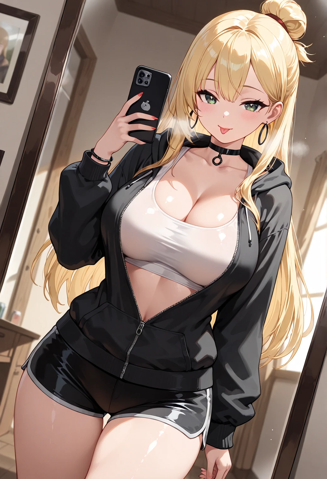 anime girl sitting on a couch with a cell phone next to her, mejor valorados en pixiv, estilo ecchi, digital manga, ecchi, amante del anime, chica anime seductora, estilo anime ecchi, popular en pixiv, tendencia en pixiv, ranking diario de pixiv, (SFW) seguro para el trabajo, kantai collection style, manha