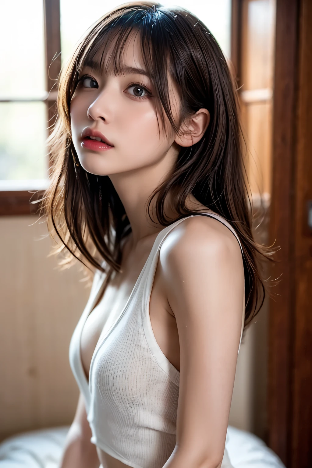 (8k, RAW photo, best quality, masterpiece:1.2), High detail RAW color photo, professional photograph, (realistic, photo realistic:1.37), cinematic light, 1girl