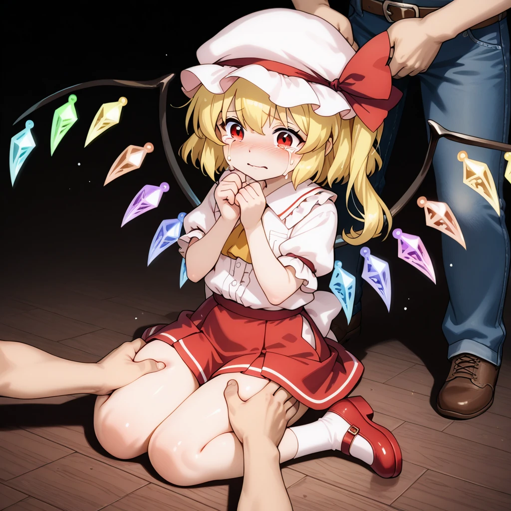 Vivid depiction,High quality Tanya Degurechaff, uniform, 、Kindergarten children、、6 years old、、 of、one person、big breasts、squat with legs apart、blush、embarrassed expression、pussy、Pussy、Completely naked、Mushy white love juice、Drip a large amount of love juice、orgasm、put your hands behind your back