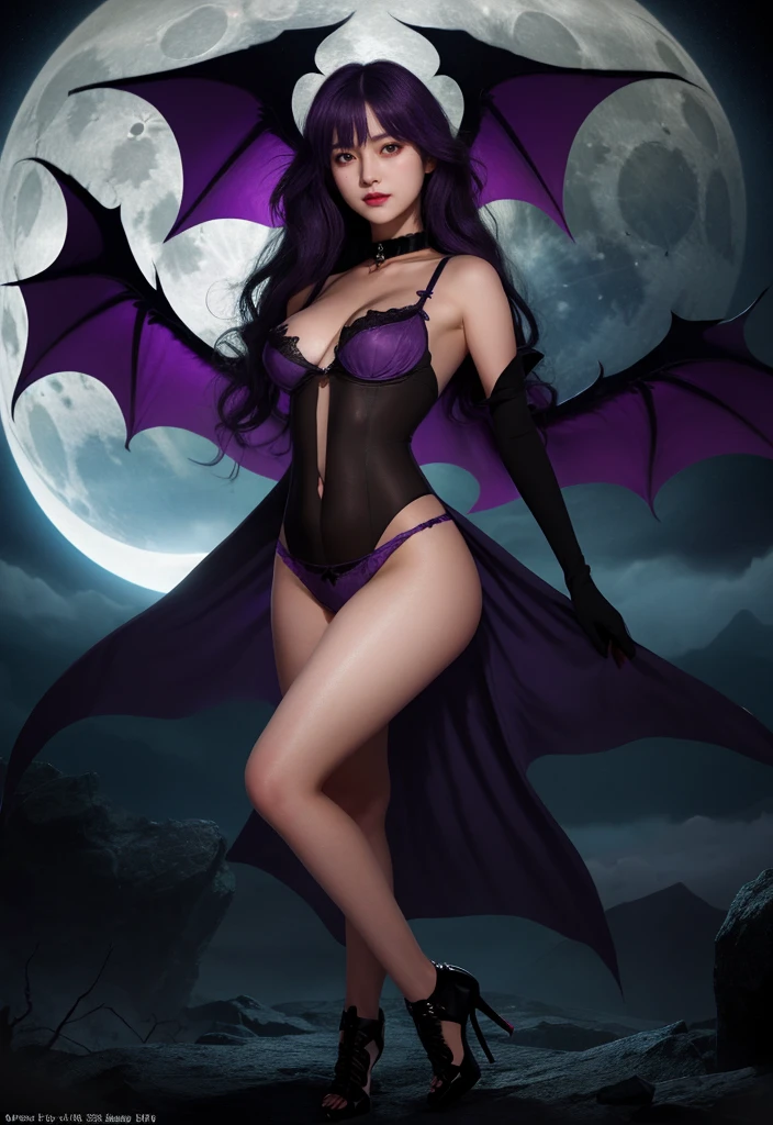 A bat-like woman in black standing on the beach with a full moon behind her, beautiful Succubus, Succubus in sundress portrait, Succubus, devilishness, Succubus in tight short dress, Art Germ Julie Bell Beeple, Succubus | Medieval, Inspired by Greg Hildebrand, Alyona Aenami and Artgerm, Inspired by Tim Hildebrandt