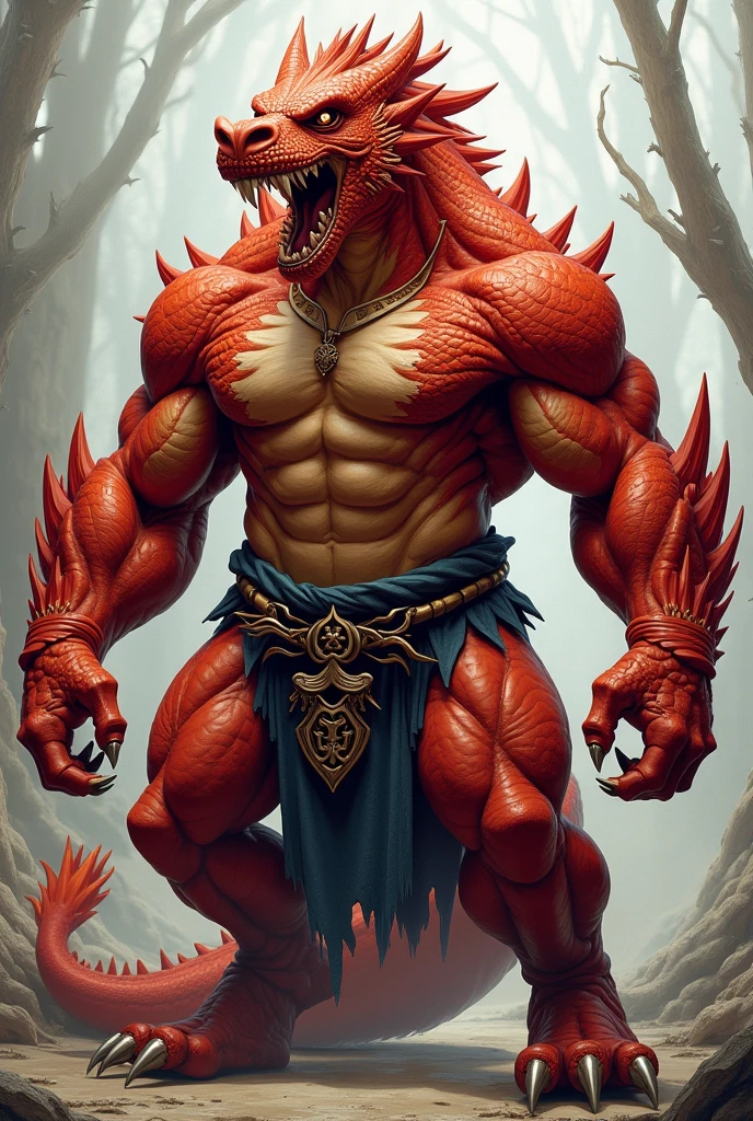 kaido, dragon king, male dragon, eastern dragon, very big muscles, hulking, bodybuilder, extremely strong, big abdominal muscles, hefty musclegut, pecs, feet, claw, full body, loincloth, one piece,