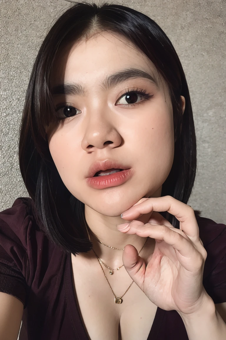 Korean beauty, K-pop idol, 18 years old, sexy, sheer, sensual, brown golden hair, mesh, straight hairstyle, beautiful hair, big, emphasized cleavage, cute, sheer, open chest clothes, cute, racy underwear, red underwear is transparent, realistic, beautiful lighting, red underwear, brown hair, cute face, beautiful eyes, open legs, mansuji, mekosuji, red underwear, sheer, black garter belt, open legs, thin waist, manstle, bite, brown and golden mesh hair, clear eyes, staring, huge, solo, alone, emphasis on the crotch, red underwear, large breasts,