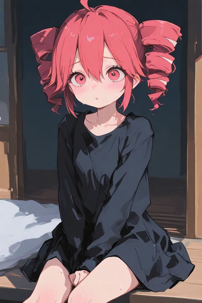 masterpiece, best quality, highres, 1girl halloween, sitting, wariza <lora:cosmo_halloween:1>