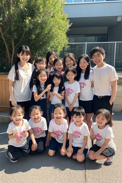Elementary school girls、field day、Naked、marched