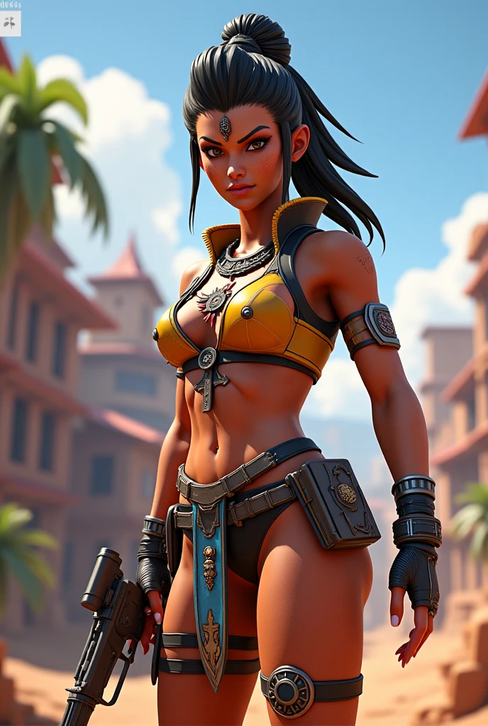 {{full color}}, {{medium shot}, tight framing}, (side by side), {(three) (young american indian girls), anime style, petite, cute}, {wearing (earth-colored bikini lingerie), (long gloves), (cotton scarf), (feather headdress)}, evil smile, (hair tied), (looking visualizer), {slender figure, mayoral anatomy}, {arms behind back, hidden hands}, {(face painting), (body painting), lot of (tribal tattoos)},  (skin pores, skin texture, subsurface scattering), (absurd), (masterpiece, best quality, ultra thin), (hyper detailed, beautiful face detailed, insanely detailed skin, insanely detailed resolution, ultra texture, perfect detailed face, sharp focus, blurred, clarity, sharp, octane render, unreal engine, low iso, sharp edges), (cinematic color classification, photorealistic, ultrarealistic, sunny landscape in daylight, natural lighting,  HDR), (DOF, bokeh, atmospheric)