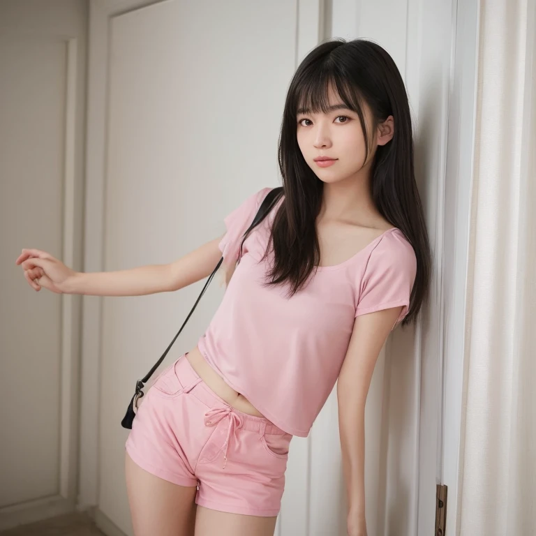(detailed skin:1.2),(shiny skin:1.1),8k,best quality, masterpiece, ultra high res, moody lighting,(photorealistic:1.4), RAW photo,(soft saturation:1.3),(fair skin:1.2),1woman,Japanese,gyaru,makeup,(lipstick:1.1),(eyeliner:1.2),mascara,eyeshadow, glamor,Slender body,blonde hair and brown hair, chignon, BREAK (wearing detailed sexy silk pastel color babydoll:1.3), (tee-back panties), BREAK at bedroom in exclusive hotel, sitting on bed, champagne bottle,wine glass,(smile),(nipples),(braless),(Glasses),