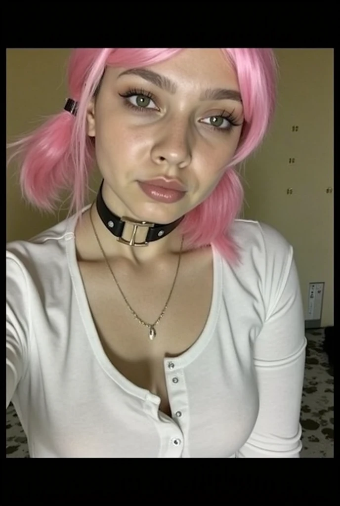 very beautiful woman, 13 years old, vigilante, pink dyed hair, Ropa de cuero sexy, senos grandes, Estilo cyberpunk, Detalles realistas, sexy, retrato, mal, Punk Rock, rebelde, sexy, Toma de cuerpo completo, tetas perfectas, NSFW, sex, lascivo, wet, BDSM, intercorse, 2 girls, touching, kissing, lick, rope, knot, hot, masturbate, Make eye contact with the camera, micro bikini, cleavage,、Los detalles del iris de la pupila son muy sorprendentes、Limbs without breakdowns、Adolescente blanca、Boca naturalmente cerrada、Areola natural、natural 、ojos fijos、cuerpo natural、Slightly baby face、rostro femenino、cuerpo femenino、con cara redonda、a small face、mejillas suaves、Looking at the camera、cuerpo completosbian、Destacamento、Rostro equilibrado、Estrabismo ligeramente interno、Freckles, Punk, punk make u, kinky face, ecchi