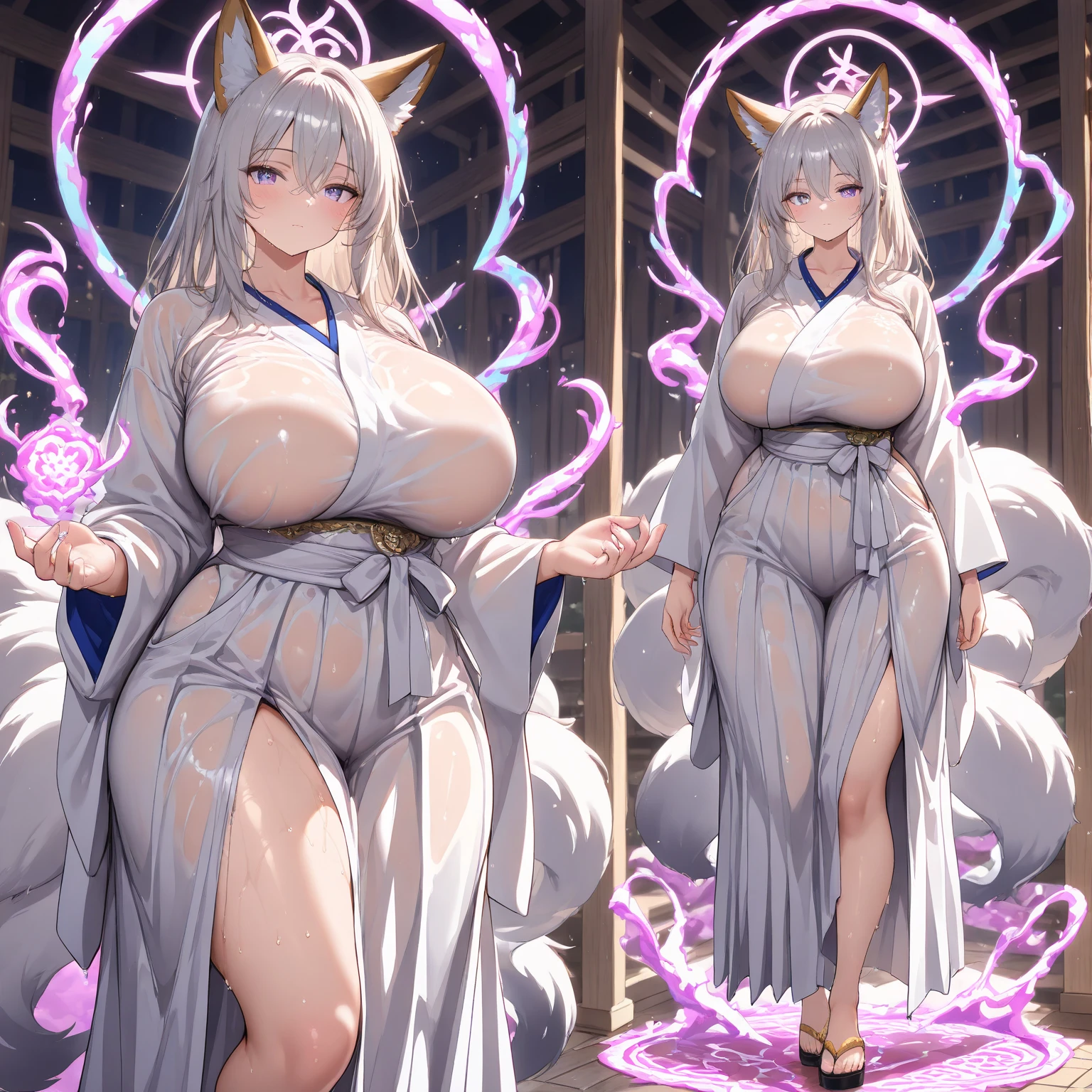 Tamamo, used by men for sexual relief　super breasts　Plump　Big areola　Ahegao　Big Ass　Big waist　Plump　Thick thighs　Tamamo raped by multiple men　Expose　Multiple onlookers　Tamamo sold at the slave market　Show　　Tamamo gets a big dick put in her pussy　Being restrained　Highly detailed face　　 Perfect hands　elegant,((超huge　huge　huge　hugeな胸))