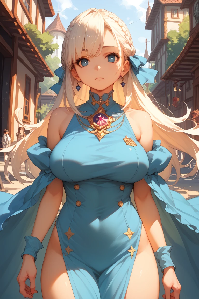 ((Anime Art Style)),(masutepiece),(Best Quality), (Super Detail),(Highly detailed CG Unity 8k wallpaper),((Very delicate and beautiful)),((Full body portrait)),((Stand in the garden)),((Solo)),(((One princess in gorgeous embroidery and jeweled very gorgeous Rococo princess ball gown with voluminous full-length hoop skirt ))),(((Crinoline Hoop Skirt))),Long Train,((Gorgeous embroidery and jewelry)),voluminous ruffles,(((very very gigantic boobs,Skindentation))),cleavage,((Very long straight hair,Very voluminous straight long hair,Very long straight hair)),(finely detailed face and eyes),((Seductive smile,embarrassed)),Beautiful eyes like jewels,Very gorgeous hair ornament,(A very gorgeous tiara adorned with bling-bling jewels),((Glitter Gorgeous Gemstone Jewelry)),Gorgeous Long Veil,(opera gloves),(Beautiful background),(Full body),((gorgeous embroidery and jeweled gorgeous Rococo princess ball gown with voluminous full-length hoop skirt)),