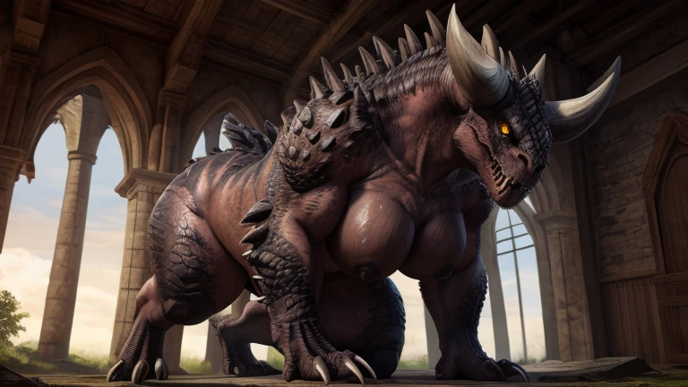medium close up shot, faceless male, ((correct anatomy)), sad, quarter view, medieval room, (((day))), small female, big anthro, big male, (ultra detailed), a beautiful and detailed full size portrait of a female anthro adult human (naked, cum in vagina) knight dress, (((khls woman))) getting a blowjob by a big anthro dragon, after ex, scalie, beast, standing, ears, after cum, glowing eyes, reptile penetrating human, dominating male, nipples, smaller female, anthro on human, non-mammal breasts, big body, sexy body, goddess, wide hips, kenket, Ross Tran,ruan jia, trending on artstation,foxovh, cenematic lighting, detailed background, detailed eye, big penis, big balls, big_dom_small_sub, blowjob, full body,
