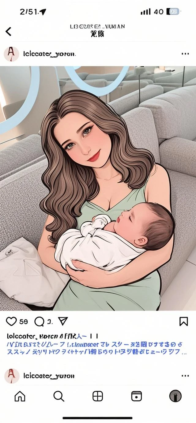 Close up of woman holding baby in bedroom, Video game screenshots>, 《Grand Theft Auto V》ariana grande, pregnant, leaked images, Life simulator game screenshots, maternal feeling, cutscene, Realistic scene, Gameplay footage, 怀pregnant, realistic-cartoon, video game cutscenes, Video game screenshots, real footage, violet myers, Gameplay, snapshot photo