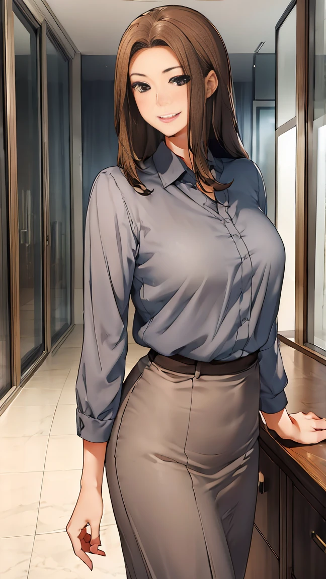 (Masterpiece:1.21),(FHD),(16K),(Top Quality:1.24),(Super Resolution),(Superb Illustration),(Best Shadow),(High Quality),(Super Detail:1.15),(Super Detail), Superb Detail, Elaborate,1 Woman, Japanese Woman,(Housewife:1.5),(40 Years Old:1.3),(Attractive Mature Woman:1.66),(Middle Age:1. 49),(Casual, collared cutter shirts, buttons,long tight skirt),(((Casual hotel, modern interior, double bed, on bed, pillows))),(kneeling),(acrobatic pose)
