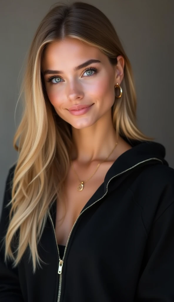 portrait of S326_DeniseBobe,a gorgeous woman,in a (jungle:1.1),wearing a (red-sweatshirt:1.1),(4k, RAW photo, best quality, depth of field, ultra high res:1.1),(absurdres, intricate, photorealistic, masterpiece, ultra-detailed:1.1),