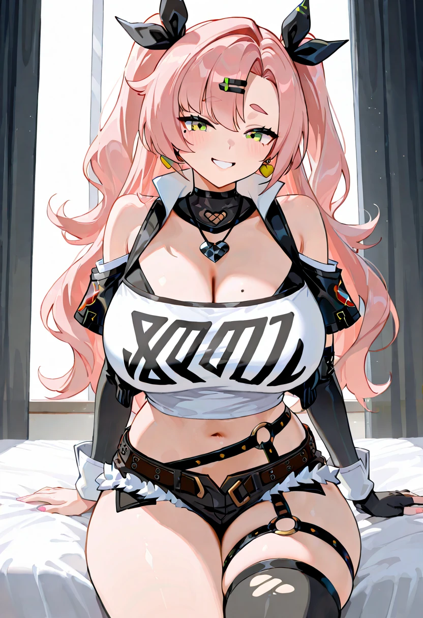 Foxgirl, fox tail, (neon lighting:1.2), (super sexy micro clothes:1.1), revasling body, (bimbo:1.3), (centered in frame), highly detailed, 8k wallpaper, (detailed face and eyes:1.4), (detailed hair:1.3), (warm lighting:1.5), full body view, (huge breasts:1.2).