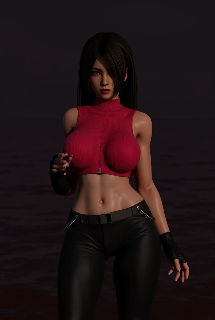 The strong and fierce essence of a big breasted girl dressed in black ninja clothes has a dark aura around her running on the roof of a house at night and illuminated by moonlight, 4D image, hyperrealism, realistic lighting, ultra skin texsture, stable diffusion, perfect anatomy, crazy details, hyperrealism body, hyperrealism face, hyperrealism breast, hyperrealism hair, hyperrealism shadows, hyperrealism texsture, hyperrealism skin texsture, hyperrealism detailed face, hyperrealism detailed body, hyperrealism detailed breast, hyperrealism detailed hair, hyperrealism detailed anatomy, hyperrealism detailed lighting, hyperrealism detailed shadows, hyperrealism detailed texsture, hyperrealism detailed background