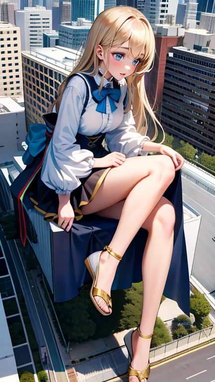 high-level image quality、Beautiful pictures、Beautie、sailorvenus、mini-skirts、poneyTail、japanes、Ultra mini skirt、Sit on the ground、from the front side、knees up、directly in front、Both legs open、Hands on knees、navel、Pichi Pichi、?17 age old、Orange High Heels、kick、White shorts、Sleeveless、Deep slit、White panty、camel's toe、Right foot high、Sailor Senshi、Sunnyday、healthy、Open your legs wide、Beautiful facial features、Beige stockings