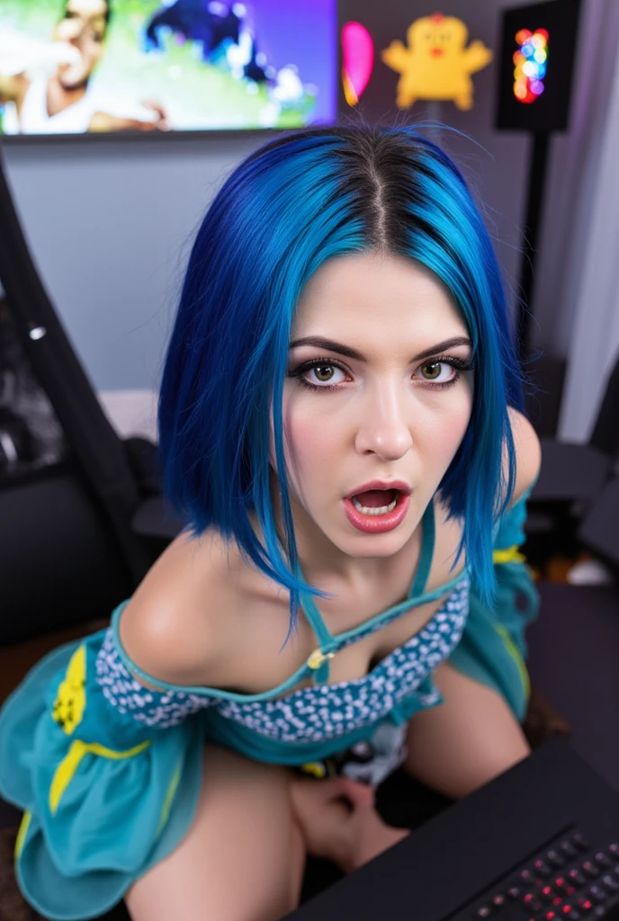 <lora:drddspcmp2:.8>, drddspcmp2, penis, hetero, looking at viewer, 1girl, 1boy, solo focus, nude, pussy, lips, on side, interracial, jewelry,
21 year old,
perfect skin perfect model face,
American supermodel ,
pretty face, Elf-like body type , pretty eyes,
Aqua Blue hair ,
8k ,
bloom lighting, real life,
RAW photo, subject, 8k uhd, soft lighting, high quality, film grain, ,
realistic,