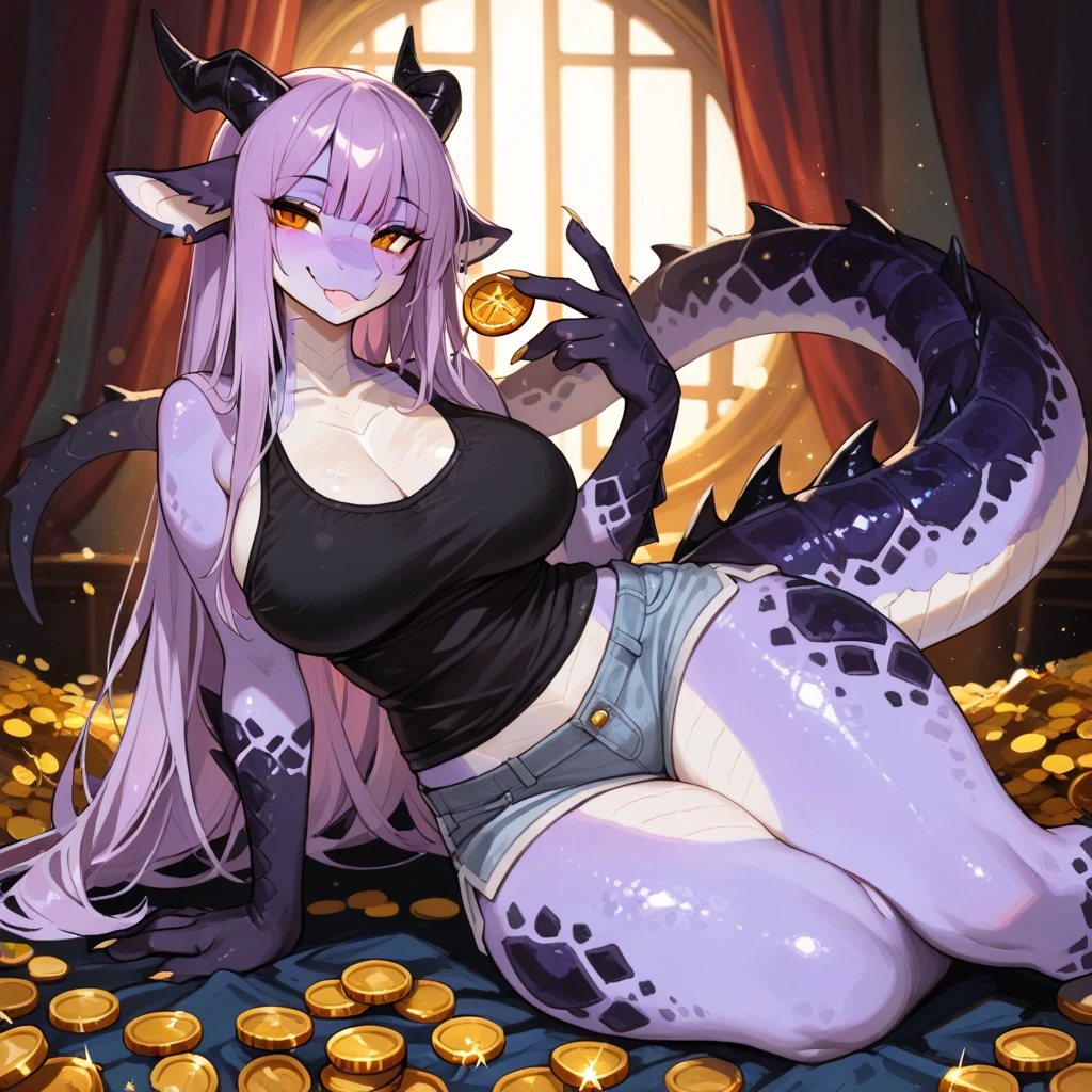Chinese Dragon stripper bikini dancing money