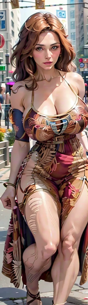 eyes, One girl, alone, Bodycon, micro dress, necklace, Hoop Earrings, belly button, (face focus), venue、Camel Toe、Giant tit、Nipple Puffs、Cleavage、Plump、Super big breasts、Super big butt