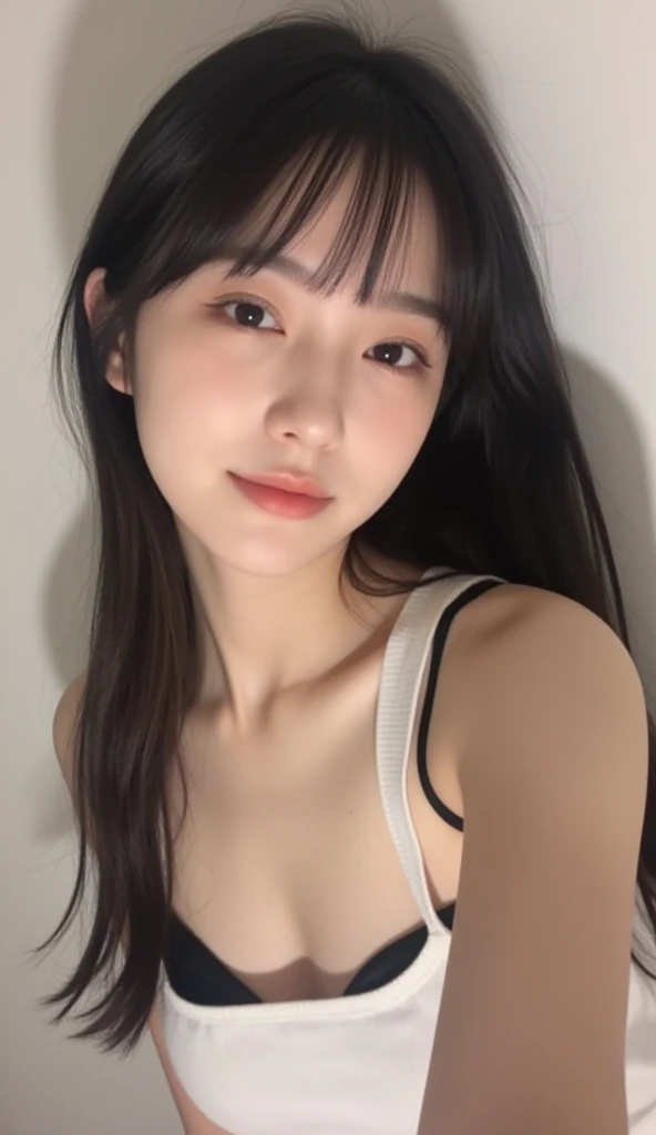 A naked 20-year-old woman、An embarrassing pose