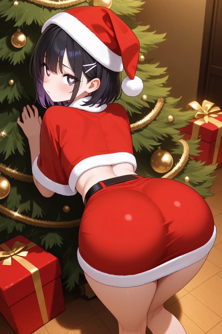 christmas,sweat drenched,camel-toe,Christmas tree,Gift box,ribbons,opening legs,streaked,Back Shadow,,big.ass,secretion,juice,Tongue stock