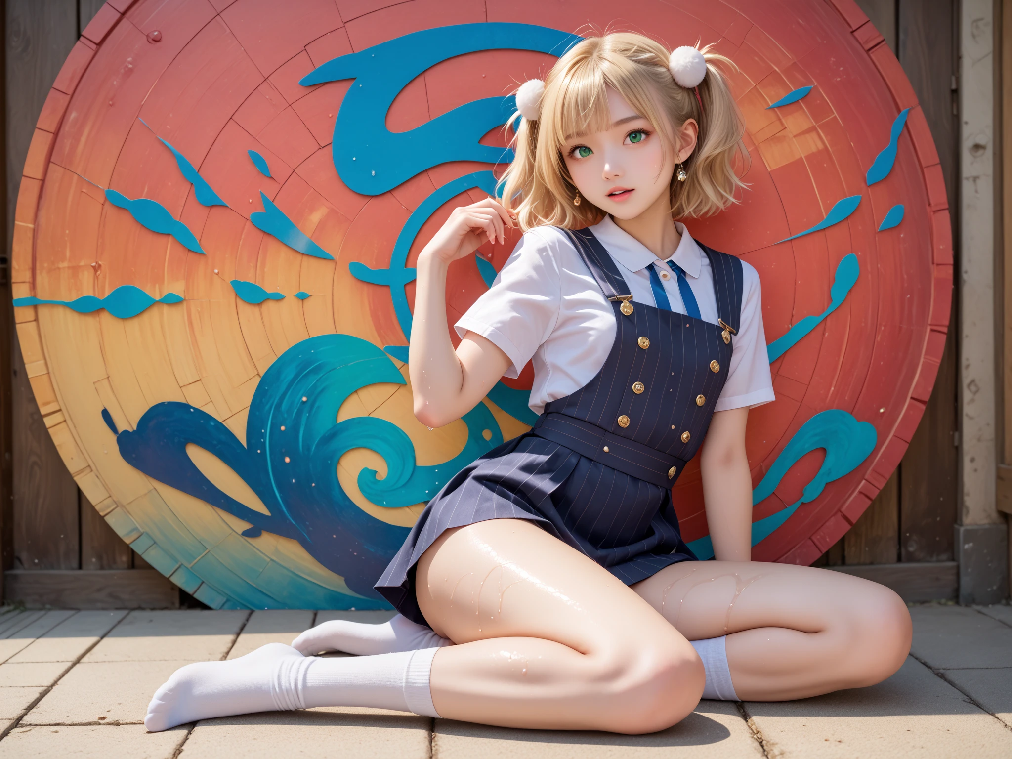 Sailor Venus M-shaped legs white --auto