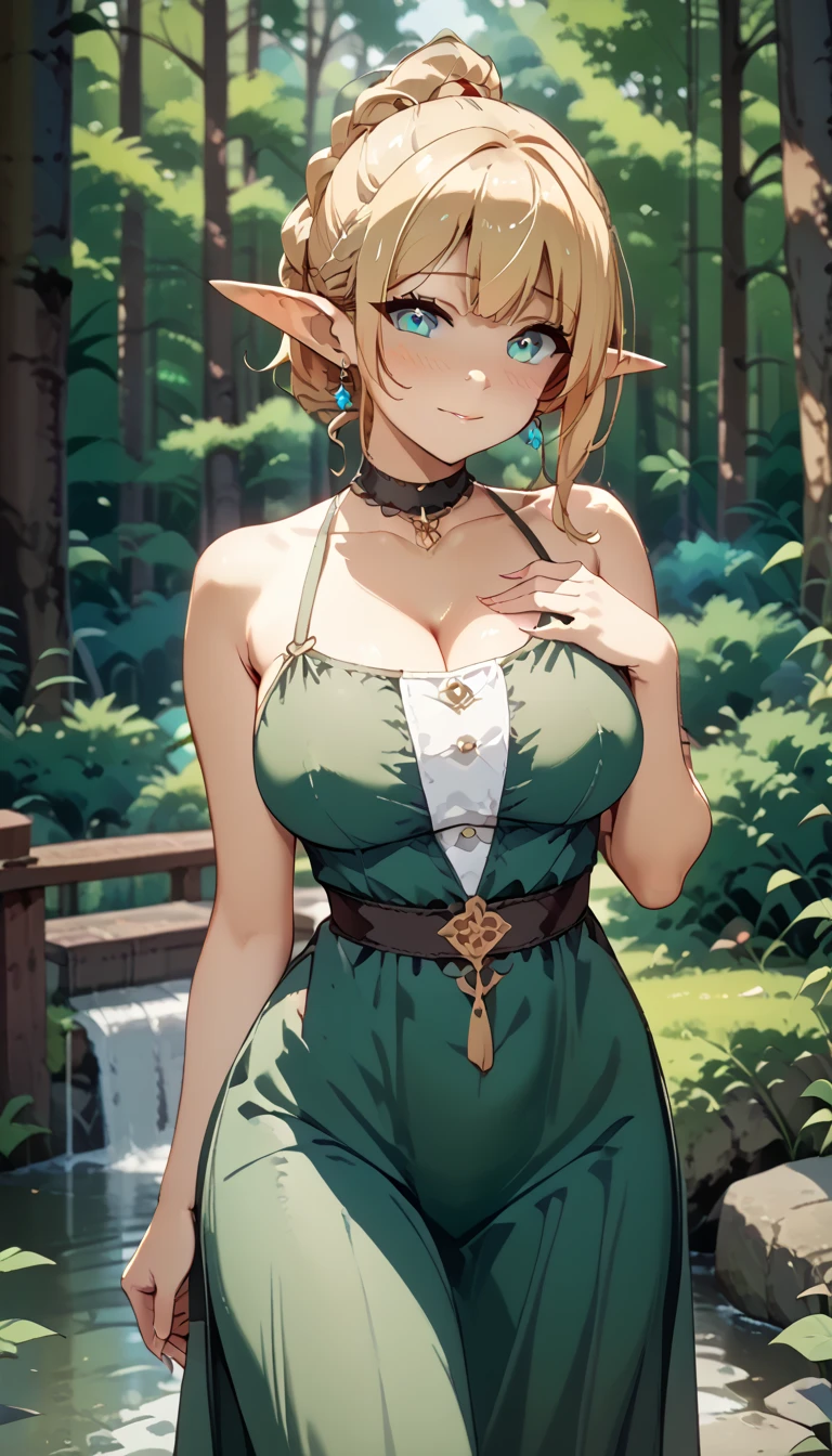 1girl, solo, outside,heavy breathing,steam, sweating, hot,hug myself,in forest,under tree, backlighting,from below,,clenched teeth, troubled eyebrows, anguish, large breasts, (def1), masterpiece, best quality, ultra-detailed, dynamic lighting, 8K resolution, super detailed skin, Detailed eyes, detailed face, fine hair detail, shiny hair, glistening skin, oil,