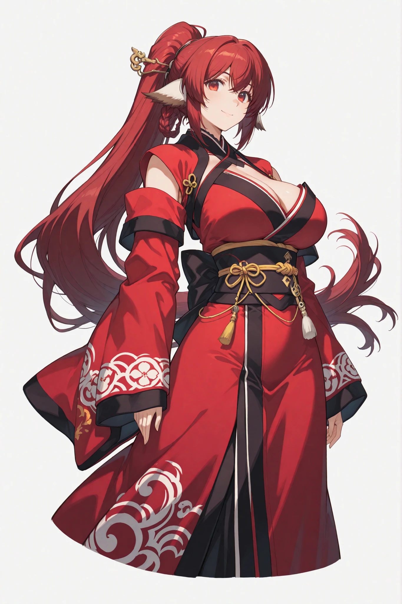 erza scarlet, kimono
