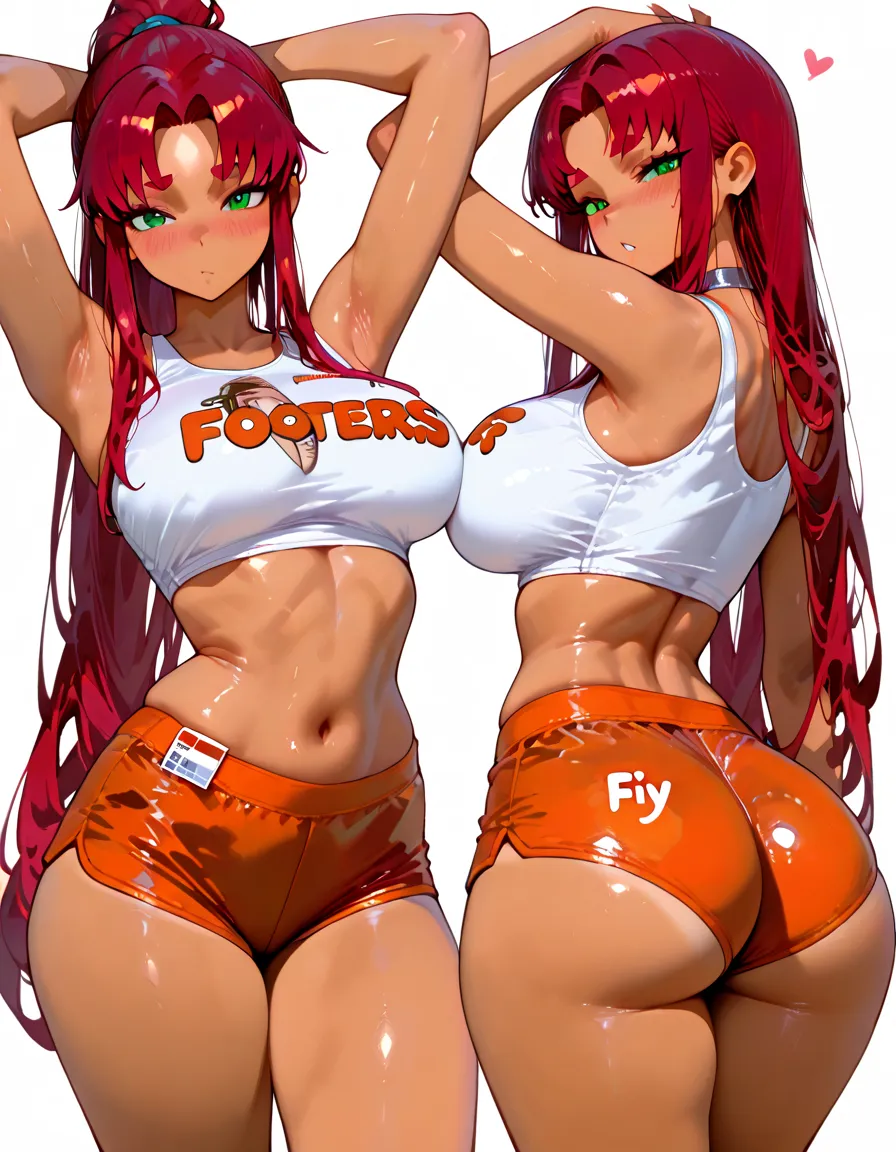 uploaded on e621, explicit content, 3d, (bastika, cutesexyrobutts, hioshiru), female, solo, sammy, beach setting, (red bikini:1.2), large breasts, natural breasts, milf, standing, three quarters portrait, closeup, smile