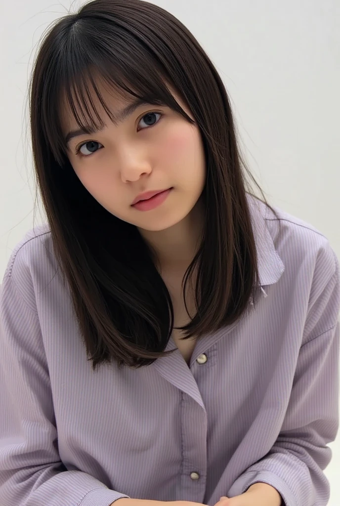 (Small Tits), (18-year-old), (very small head), dawn, sunlight, (Perfect body:1.1), (8K), (Very delicate and beautiful), (Highest quality:1.0), (Realistic), Realistic Shadows, (High resolution:1.0), Detailed skin, Very detailed, the body is slim, (Beautiful Hair, Real Hair, Thinning hair), blush, Realistic, Realistic Face, Realistic eyes, Small eyes, smile, (eyeliner), (mascara), (eye shadow), whole body、Open leg pose、Nipples、naked、Thick pubic hair、Layered Hairstyles