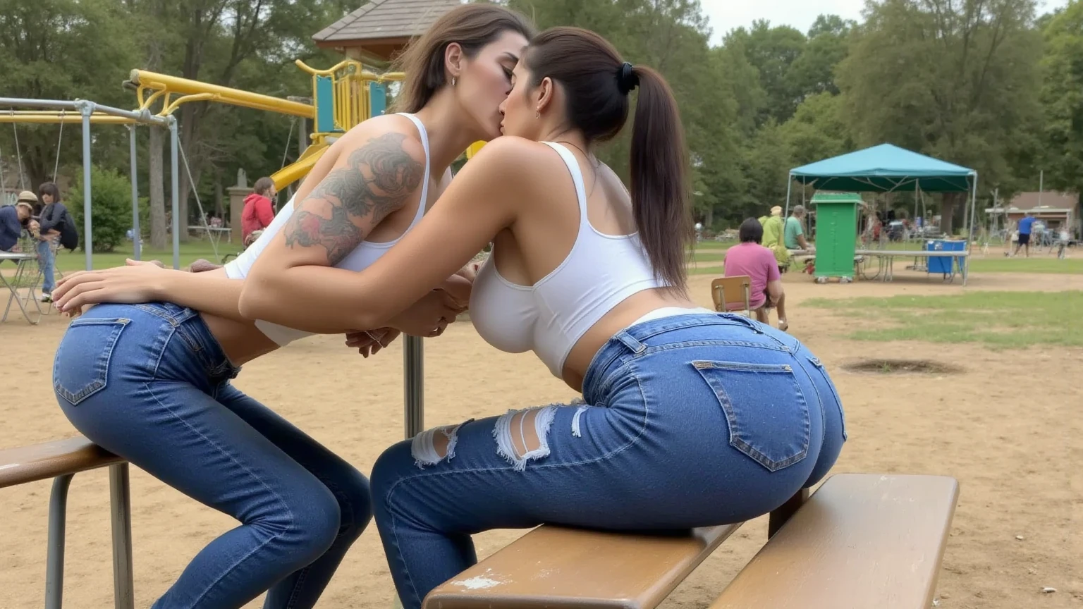 lose up of porn star butt, pissing on cactus