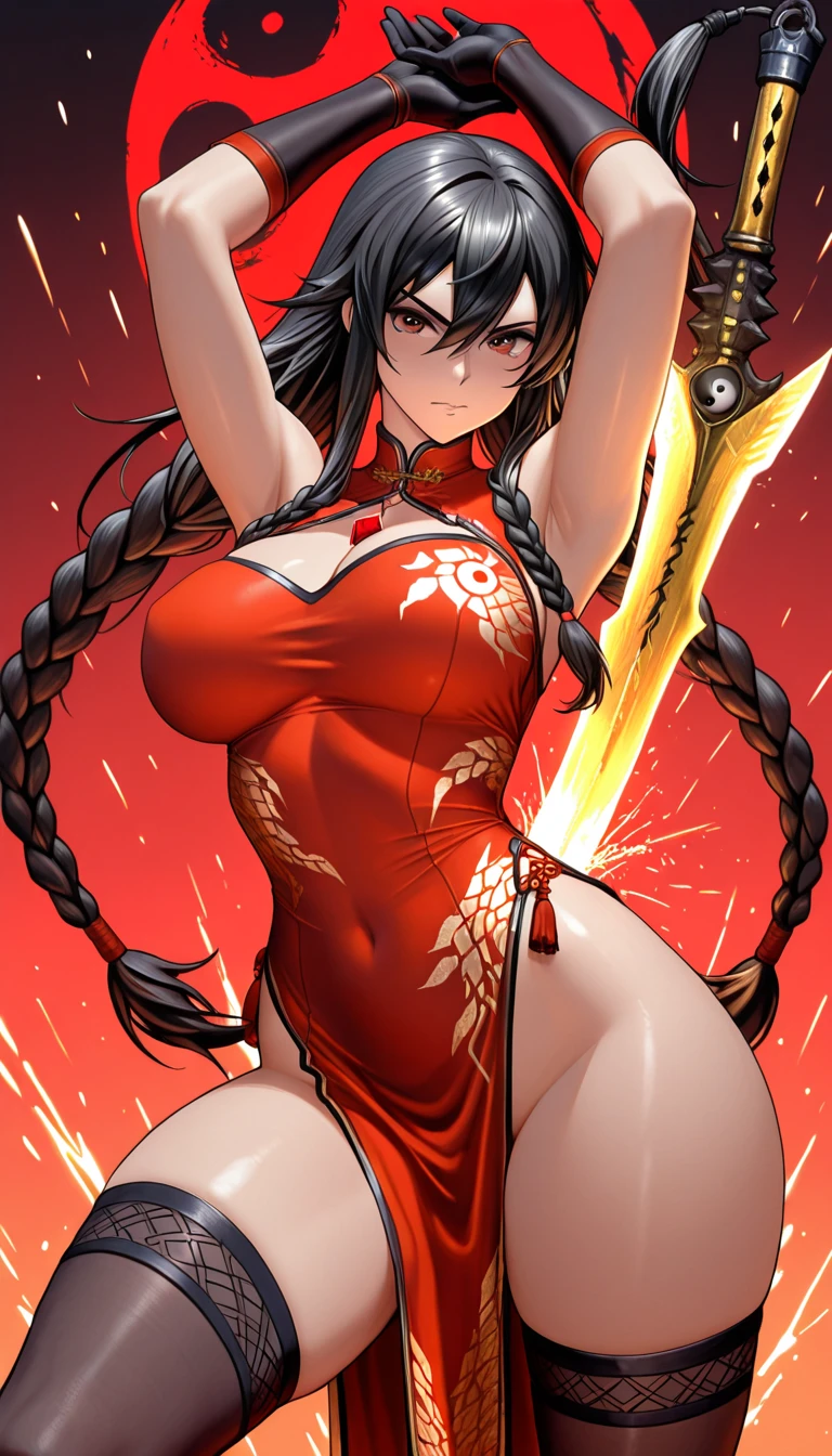 Ukiyoe anime art,Samurai shodown,Samurai spirits,samurai western,western movie,east meets west,gun woman,adult ninja woman,look back,enormous breasts,bazooka,missile,Shinkai Makoto Anime works,Illustration,High resolution,8K,Very detailed,Best Illustration,Best Quality,ultra-detailliert,masterpiece,