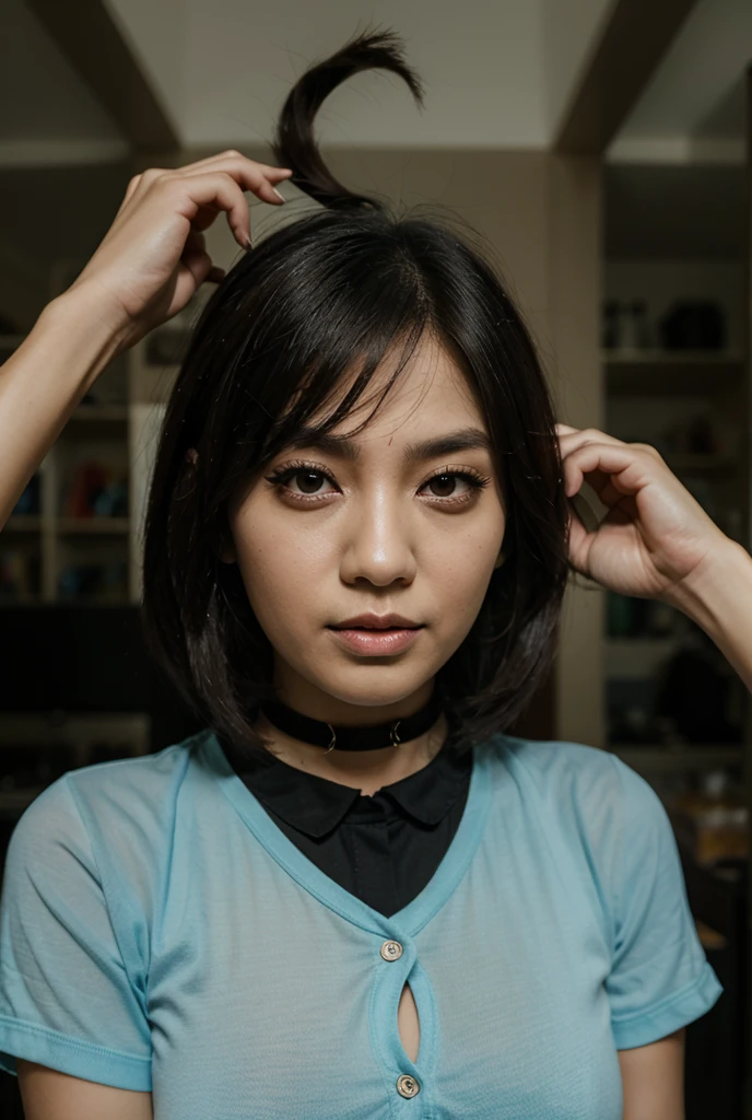 Cowok atau laki-laki,rambut hitam