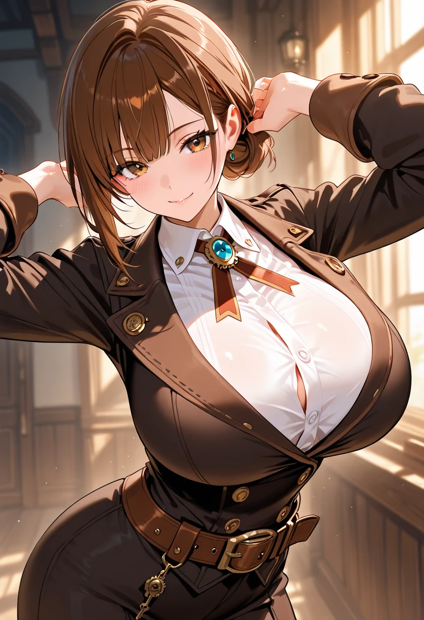 (random dynamic poses:1.2),military uniform,(Thin type:1.8),(big breasts:1.5),(random hairstyle),(Highest image quality,(8K), Ultra-realistic, Best Quality, High quality, High Definition, high quality texture, high detailing, Beautiful detailed, fine detailed, extremely details CG, Detailed texture, realistic representation of face, masterpiece, presence)
