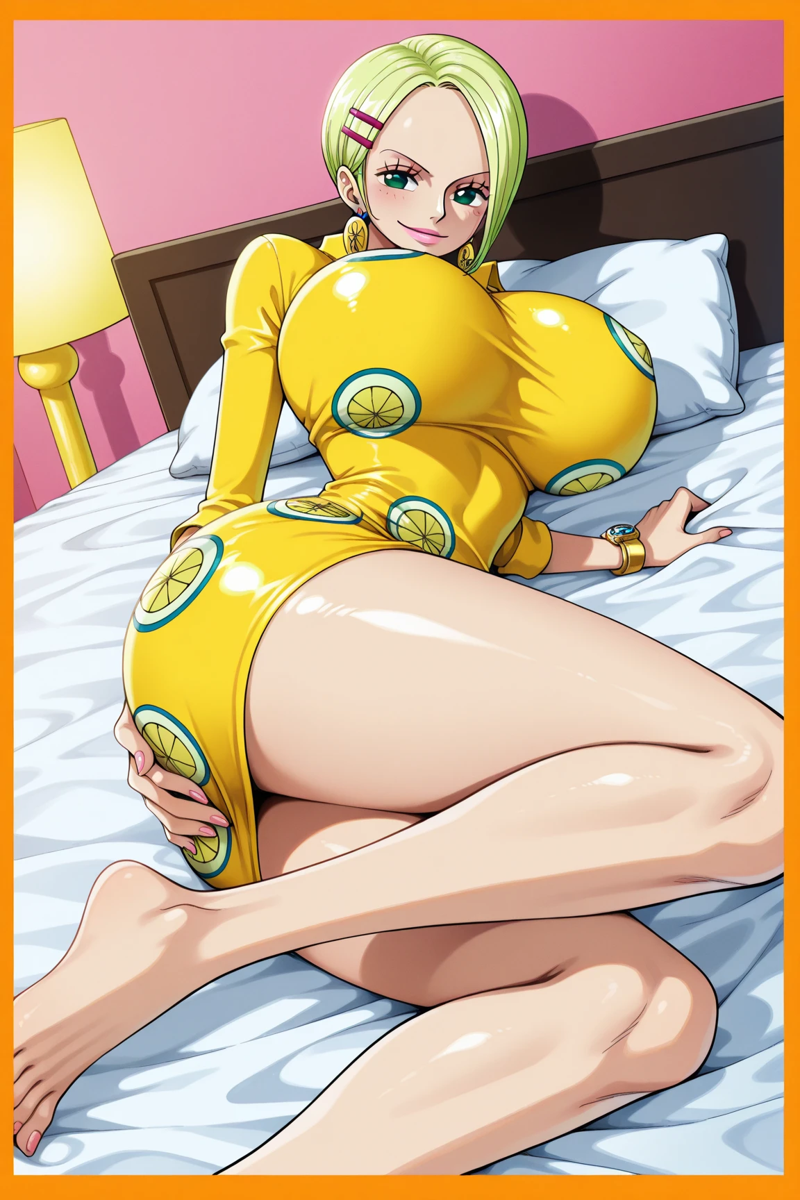 Hijab girl with yellow swimsuit