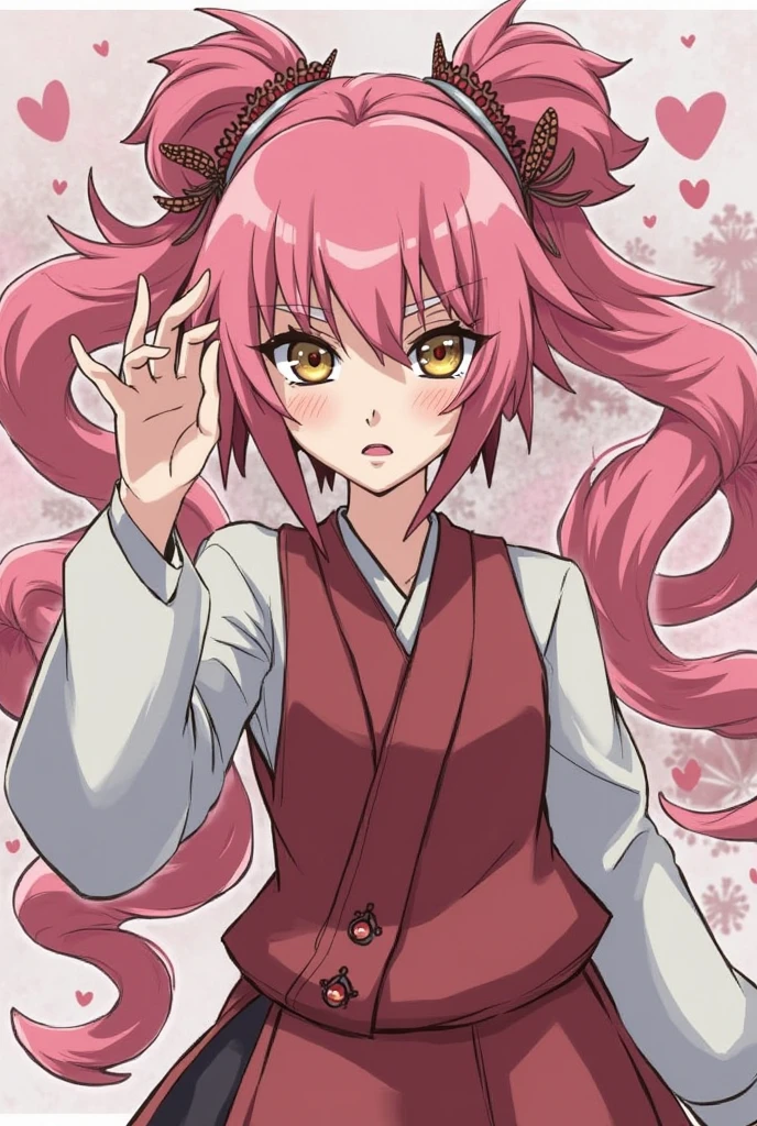 Yugioh,Yu-Gi-Oh,III, redheadwear,adolable,greeneyes,schoolboy,Can't see the boys,Blushlush,mid - length hair,Dull hair,Pink clothes,Anime style,Cards,Prehistoric legacy