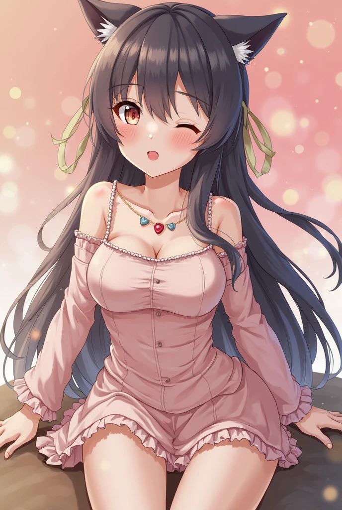 masterpiece, best quality, <lora:kaguya:1>, <lora:style04:1>,1girl, houraisan kaguya, long hair, breasts, rabbit, black hair, skirt, large breasts, moon, cleavage, full moon, very long hair, wide sleeves, solo, looking at viewer, long sleeves, off shoulder, smile, barefoot, sitting, bare shoulders, shirt, purple eyes, hime cut, night, red skirt, pink shirt, bangs, collarbone, bamboo, floral print, sidelocks, frills, blunt bangs, frilled sleeves, japanese clothes, sky, yokozuwari, night sky, bamboo forest, full body, bare legs, animal, from side, pink eyes, thighs, wariza, closed mouth, parted lips, nature, forest