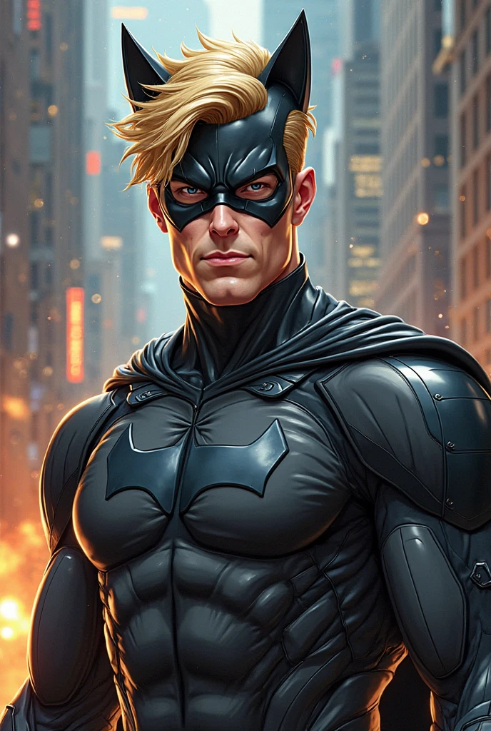 Batman Hair blonde