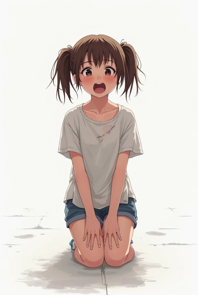 lora:DILDORIDING2-000005:1,(????????????, ?????:1.2、squatting),whole body、slim,(Thin legs:1.3),(Thin legs:1.3),(red collar,collar on a leash),Mikan Yuuki, (8-year-old),(brown eyes:1.5), brown hair, hair ornament, hair scrunchie, long hair, pink scrunchie, scrunchie, (flat chest:1.2),(glossy skin:1.4),
BREAK scrunchie,(skirt),(skirt lift:1.5),
BREAK 夏、sunlight、garden,(clenched teeth),(anger:1.3)、(tears:1.3),blush、blush、(pussy juice:1.3),BREAK  (masterpiece:1.2), best quality, high resolution, unity 8k wallpaper, (beautiful detailed eyes:1.6), extremely detailed face, perfect lighting, extremely detailed CG, (perfect hands, perfect ???????),