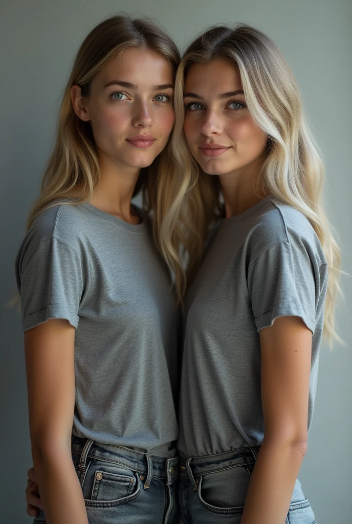 White twins, straight and blonde hair, light blue eyes, muscles and attractive, who wear light blue tunics 