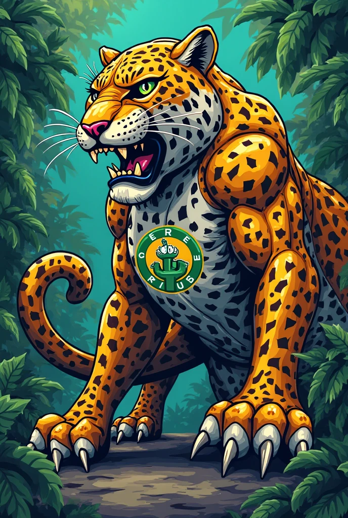 Now change the text &#39;green phanter" by "green panther with the same font