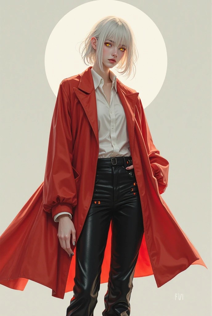 (masterpiece:1.2, best quality), (1women, solo, upper body:1.2),flat face,Hair: buzz cut, Clothing: oversized, distressed denim jacket with patches and pins, paired with black skinny jeans and combat boots, Hanging out in an underground music venue or street art exhibit