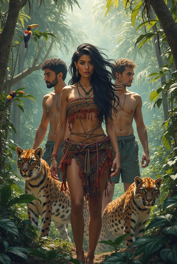 A representation of Adam and Eve created in the image of God wearing animal skin