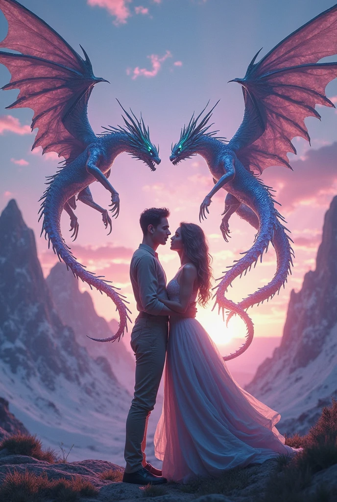 Beautiful hot,couple playing with amazing creature