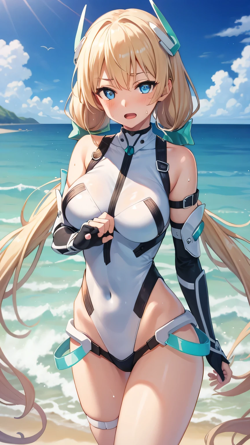(Ino Yamanaka), blue eyes, long, blonde hair, which is always seen in a ponytail, hair with bangs, formerly small, covering much of her face, muscular, messy hair, large breasts, standing up, white breast sarashi, sarashi, underboob, breasts bandages, arm bandages
(insanely detailed, beautiful detailed face, masterpiece, best quality) volumetric lighting, tone mapping, (looking disgusted), konosuba, (((no errors))), ((well detailed)), (((extremely well done)))