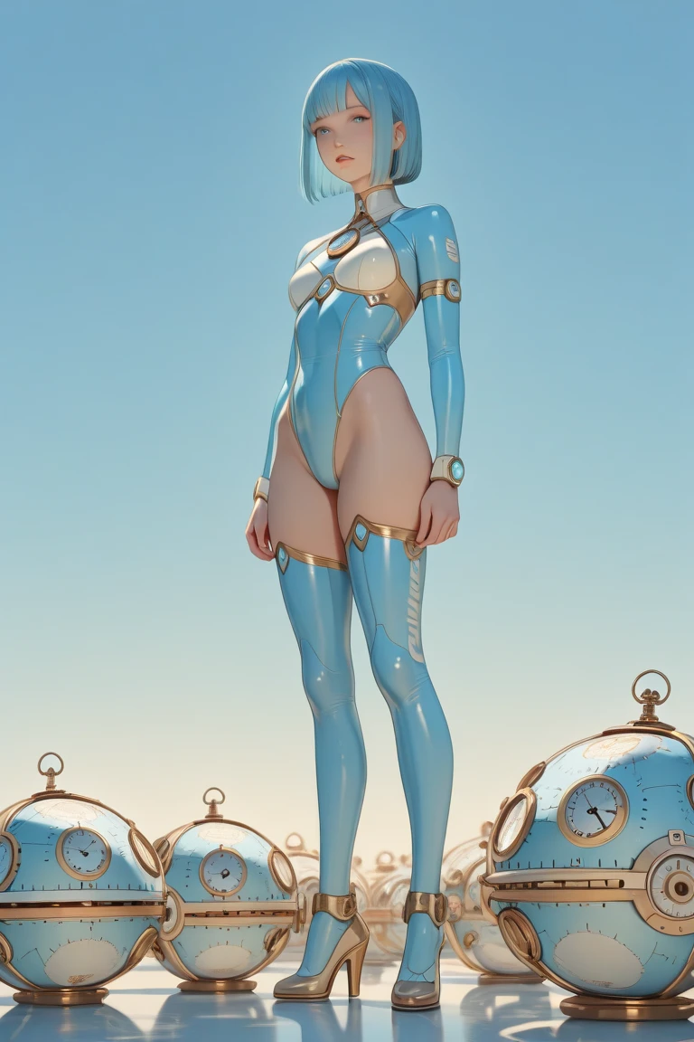Man in blue leotard、outfits:Cyan Leotard、Rei Ayanami in a leotard、Leotard、Rogue Anime Boy、Leotard、Anime Male Full Body Art、Leotard、highleg、Long sleeve、Beige pantyhose、shonen、Pale bra and pale pants taken off、Raised locality、Beige half shoes