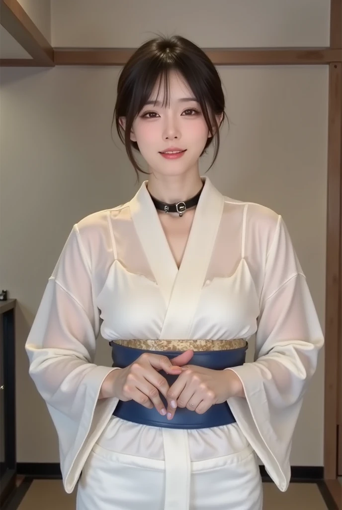 21 year old girl, ancient chinese costume, whole body, sunlight, Clear Face, Clean white background, masterpiece, Super Detail, A magnificent composition, Ultra HD, high quality, Very detailed, Official Art, Uniform 8k wallpaper, Super Detail, 32k,Cute face、smile