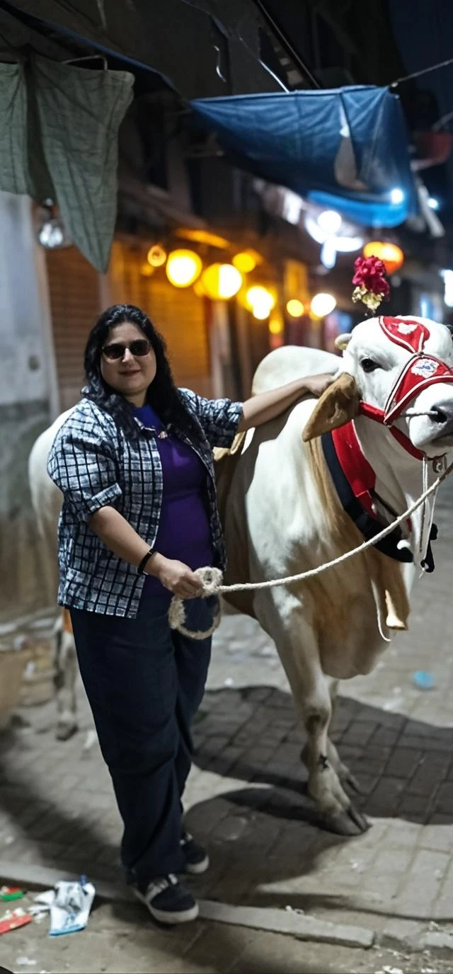 A thick black woman with a ((bull horn crown)) made of diamonds riding a Bull, bull zodiac sign, black woman riding a bull, red clothes, afrofuturism, hip hop clothes, rapper, ultra quality, beautiful face, curly Hair, very detailed